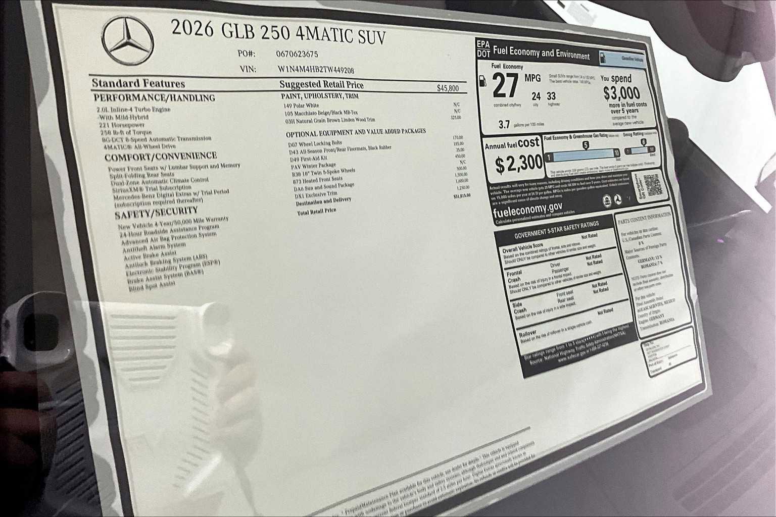 New 2026 Mercedes-Benz GLB 250 4MATIC image 17