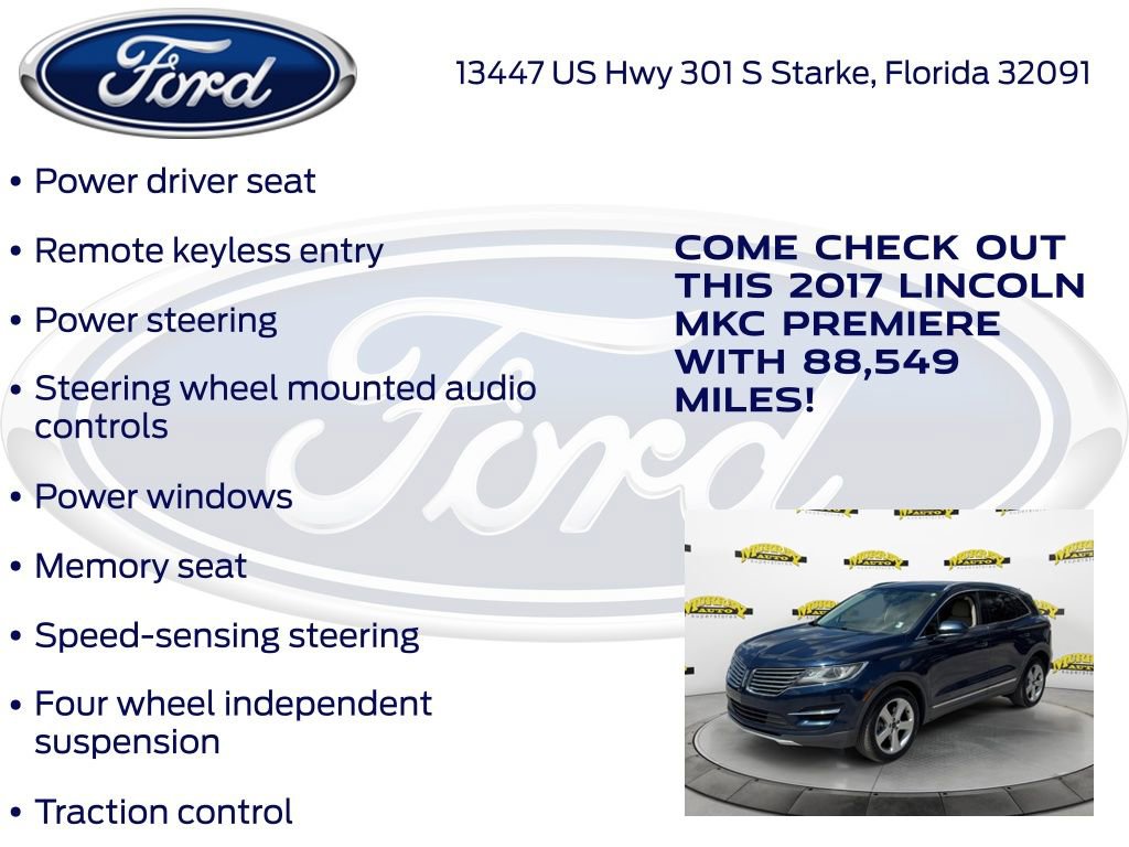 Used 2017 Lincoln MKC Premiere FWD image 20