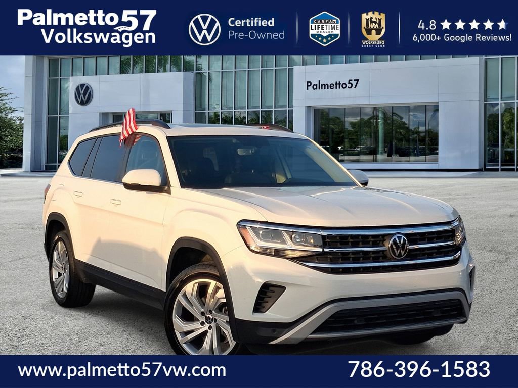 Certified 2023 Volkswagen Atlas SE w/ Panoramic Sunroof Package FWD image 1
