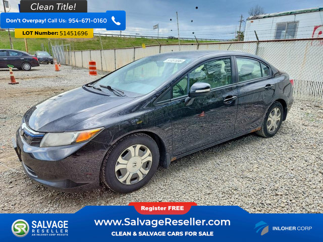 Used 2012 Honda Civic Hybrid Sedan
