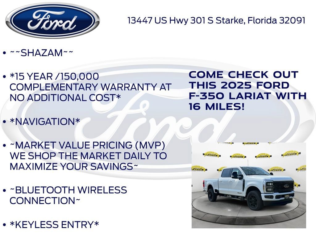 New 2025 Ford F350 Lariat w/ Black Appearance Package image 5