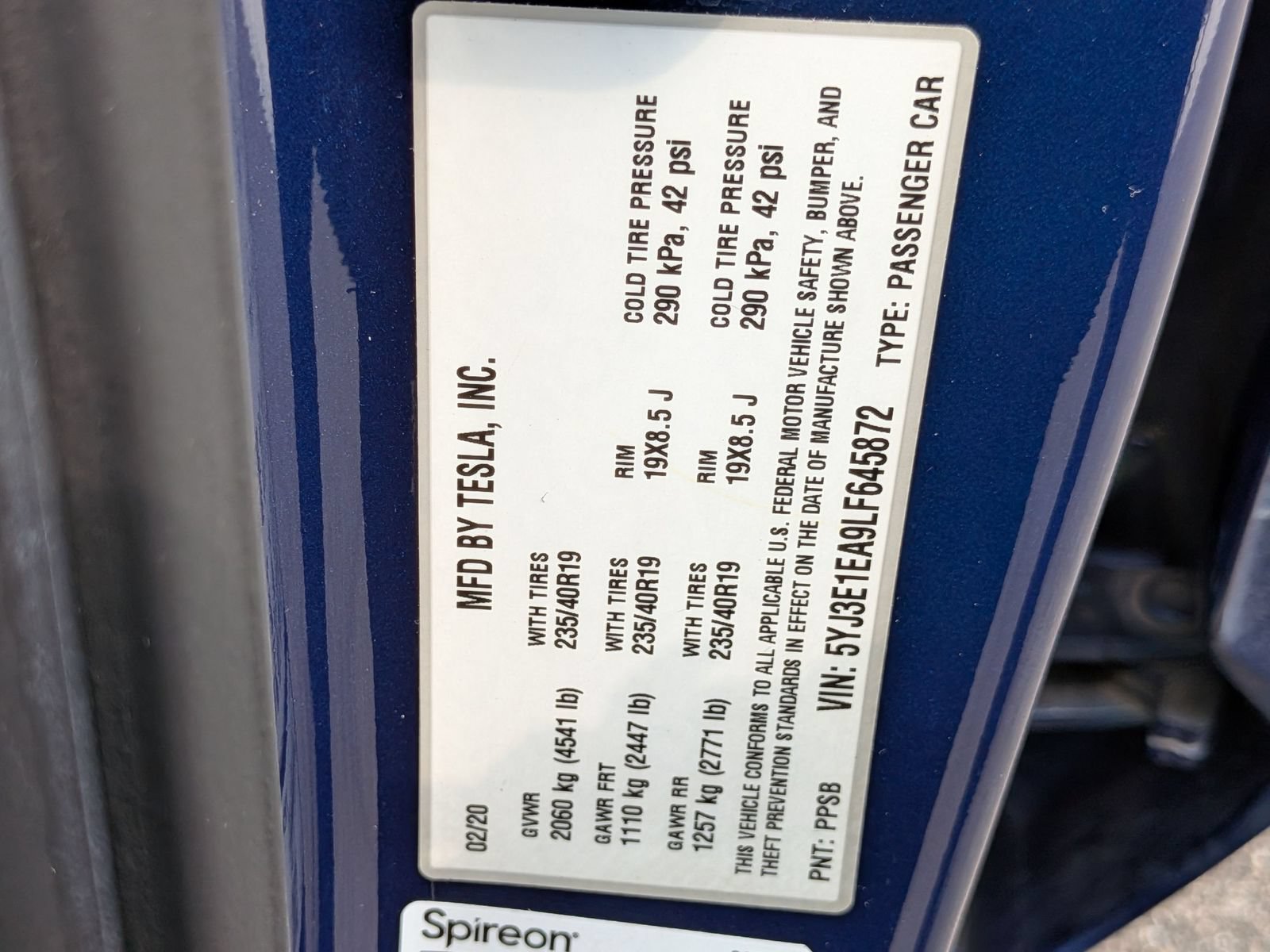 Used 2020 Tesla Model 3 Standard Range RWD image 39
