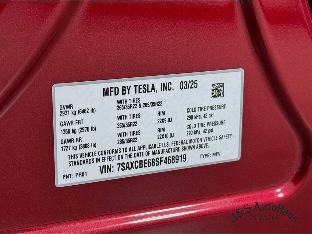 Used 2025 Tesla Model X Plaid image 41