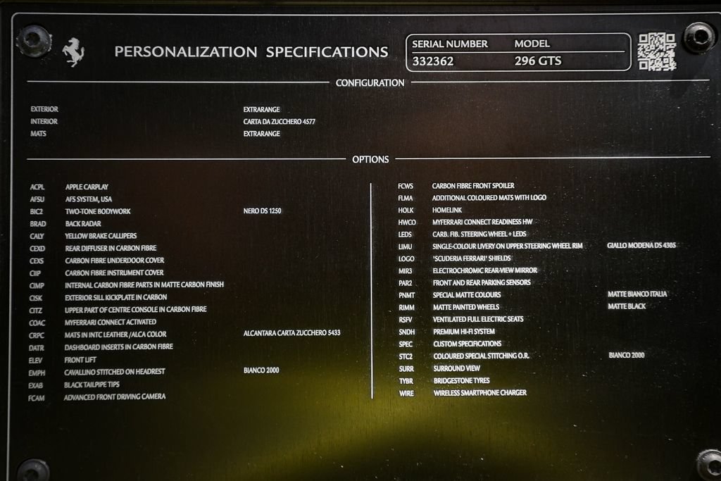 Certified 2026 Ferrari 296 GTS RWD image 51