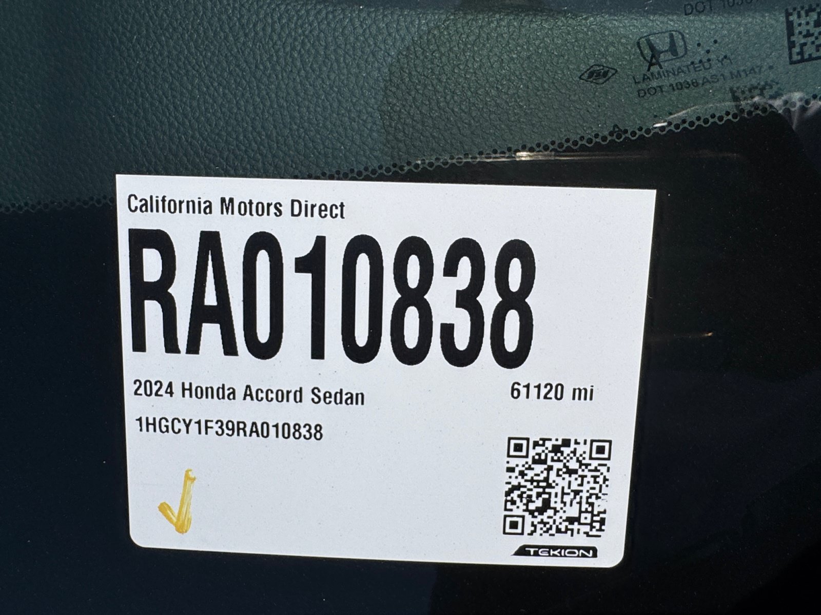 Used 2024 Honda Accord EX image 19