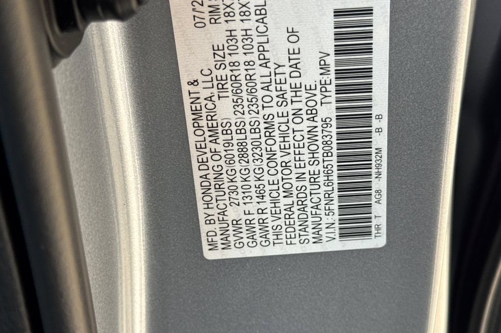 New 2026 Honda Odyssey EX-L image 26