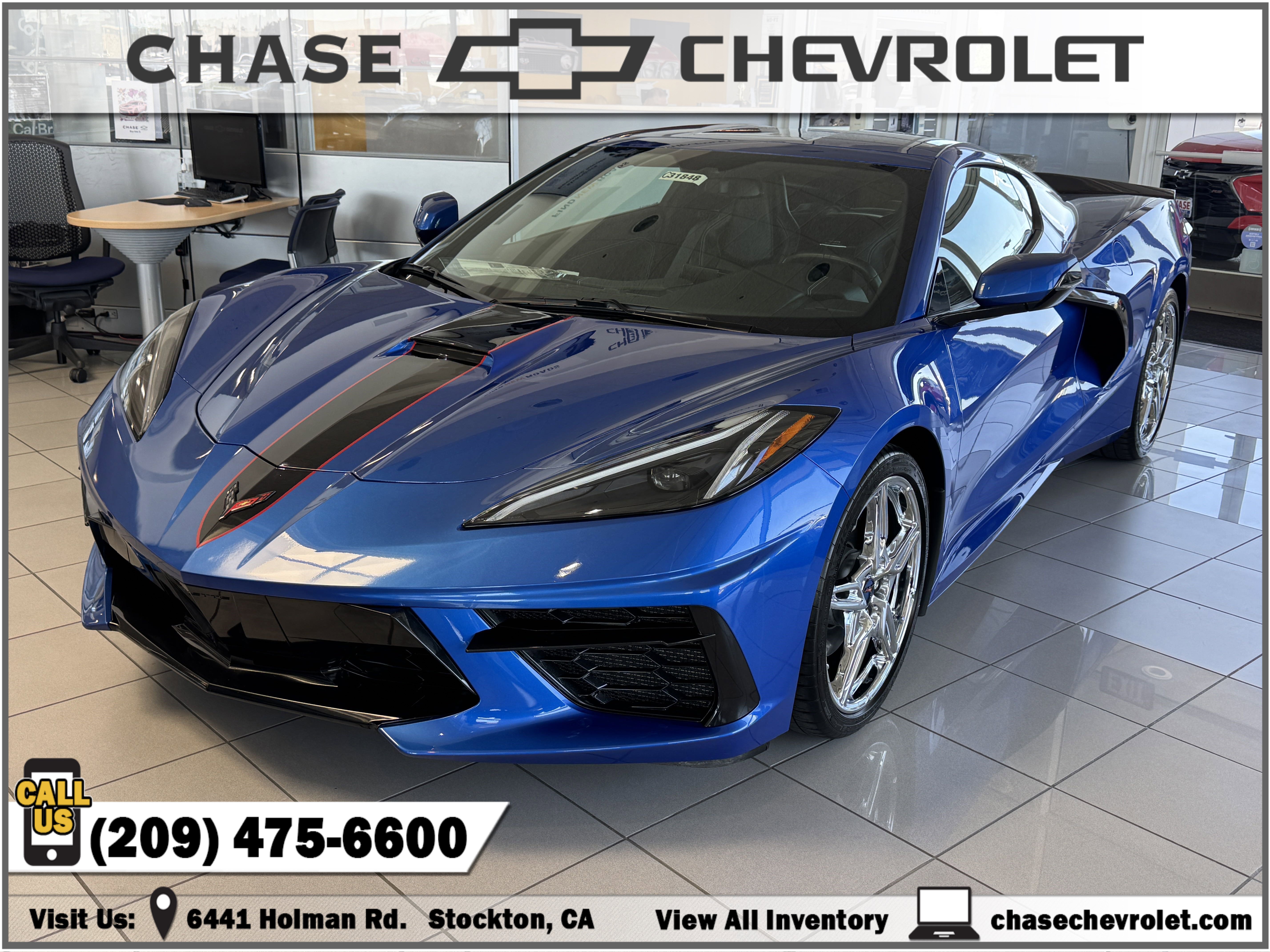 Certified 2021 Chevrolet Corvette Stingray Coupe w/ 1LT image 1