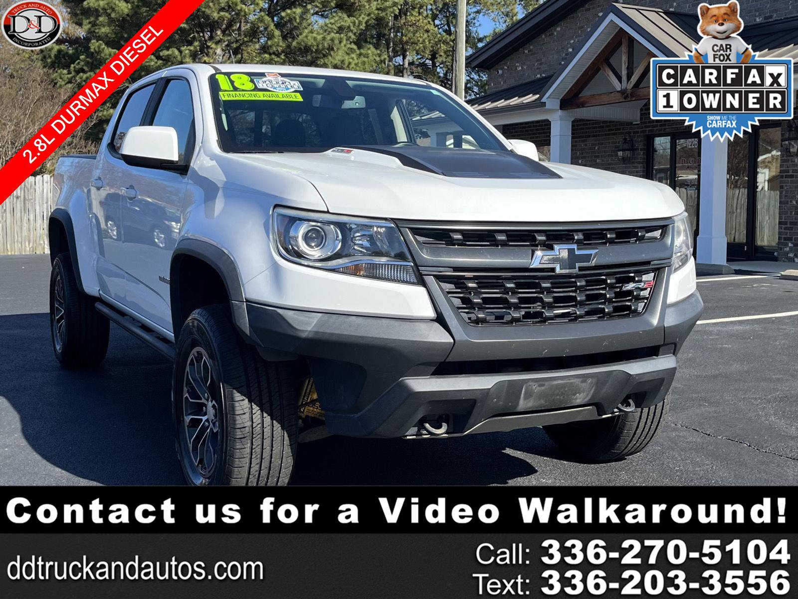 Used 2018 Chevrolet Colorado ZR2 w/ LPO, Premium Interior Package image 1