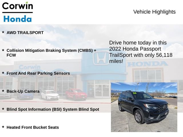 Used 2022 Honda Passport TrailSport image 6