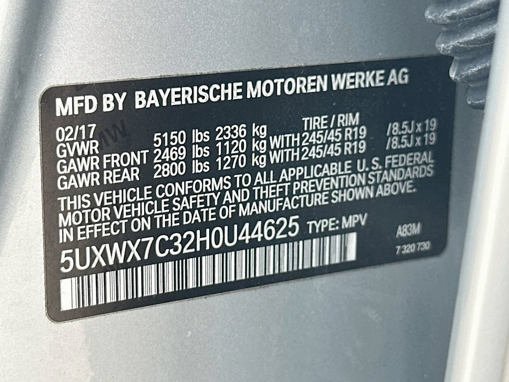 Used 2017 BMW X3 xDrive35i AWD/4WD image 31