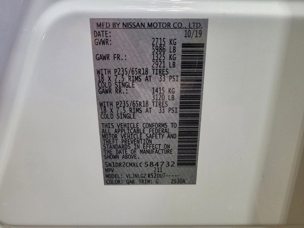 Used 2020 Nissan Pathfinder SL image 33