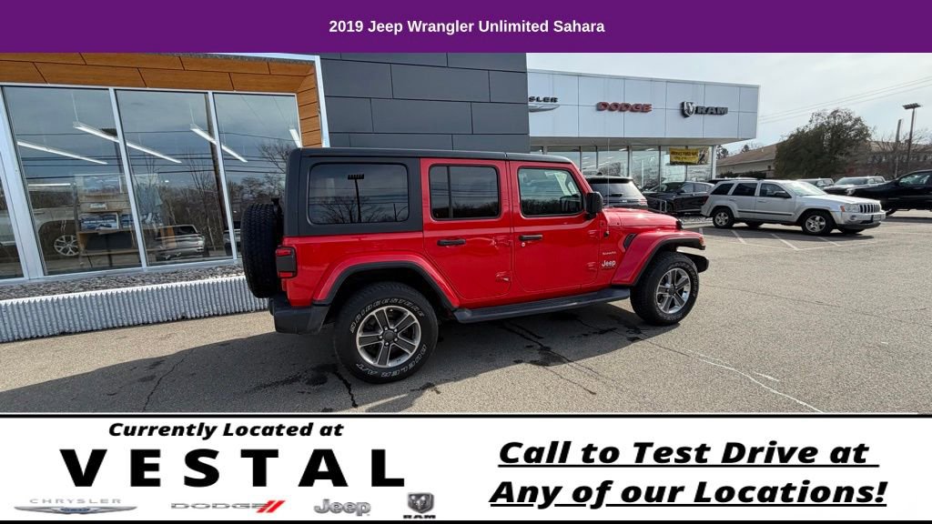 Used 2019 Jeep Wrangler Unlimited Sahara w/ Dual Top Group image 9