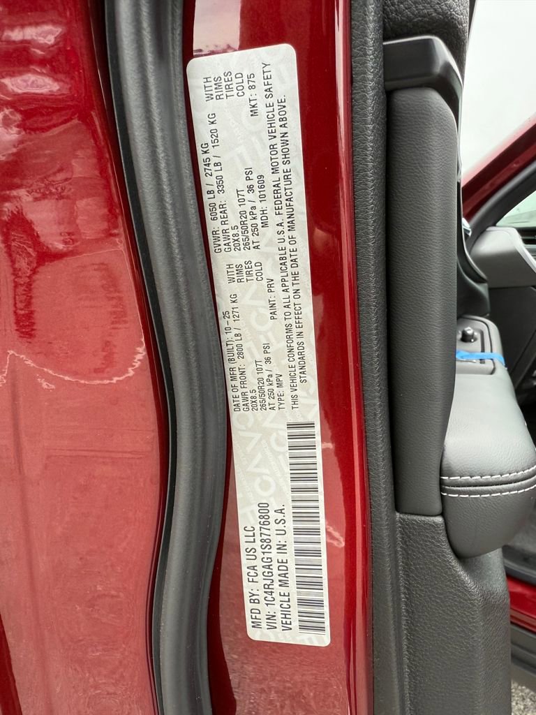 New 2025 Jeep Grand Cherokee Altitude RWD image 29