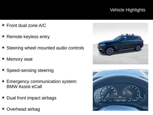 Used 2019 BMW X3 xDrive30i w/ Driving Assistance Package AWD/4WD image 15