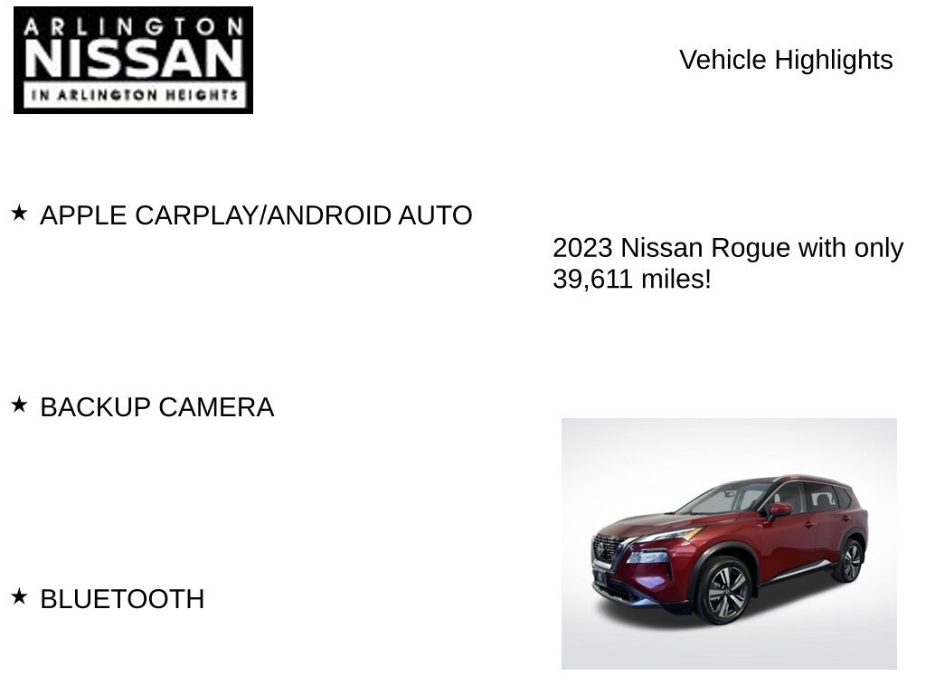 Certified 2023 Nissan Rogue SL AWD/4WD image 8
