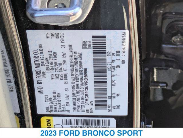 Used 2023 Ford Bronco Sport Outer Banks w/ Tech Package image 26