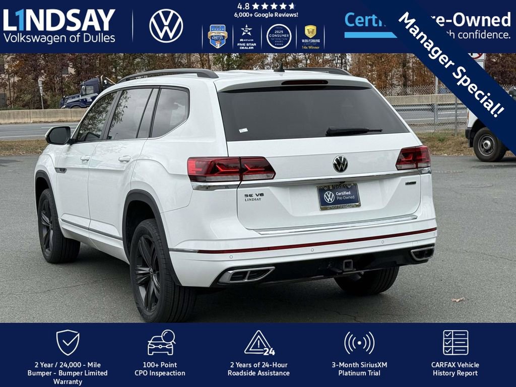 Certified 2021 Volkswagen Atlas SE w/ Panoramic Sunroof Package image 5