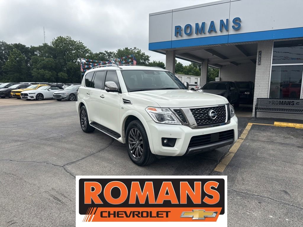 Used 2019 Nissan Armada Platinum w/ Captain's Chairs Package AWD/4WD image 1