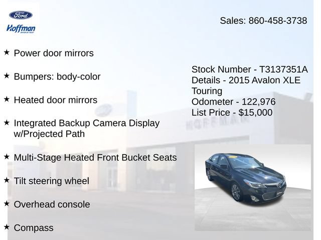 Used 2015 Toyota Avalon XLE Touring FWD image 27