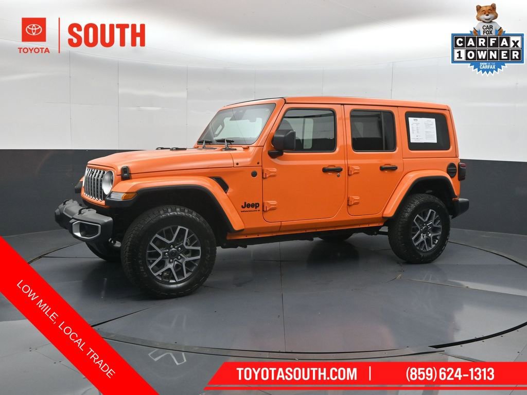 Used 2025 Jeep Wrangler Sahara w/ Technology Group AWD/4WD image 7
