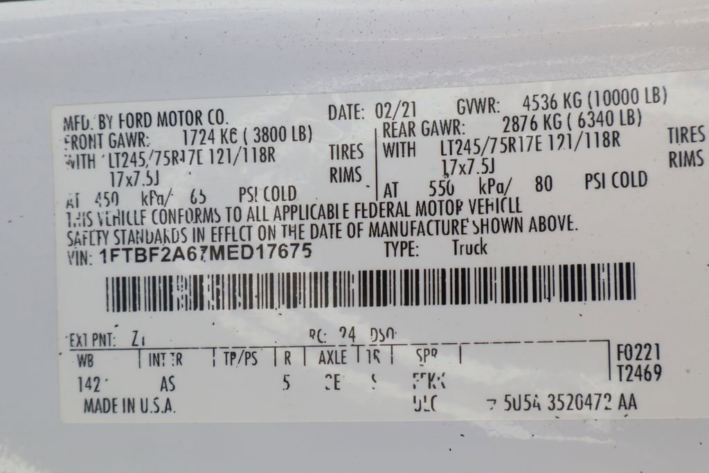Used 2021 Ford F250 XL w/ Power Equipment Group image 29