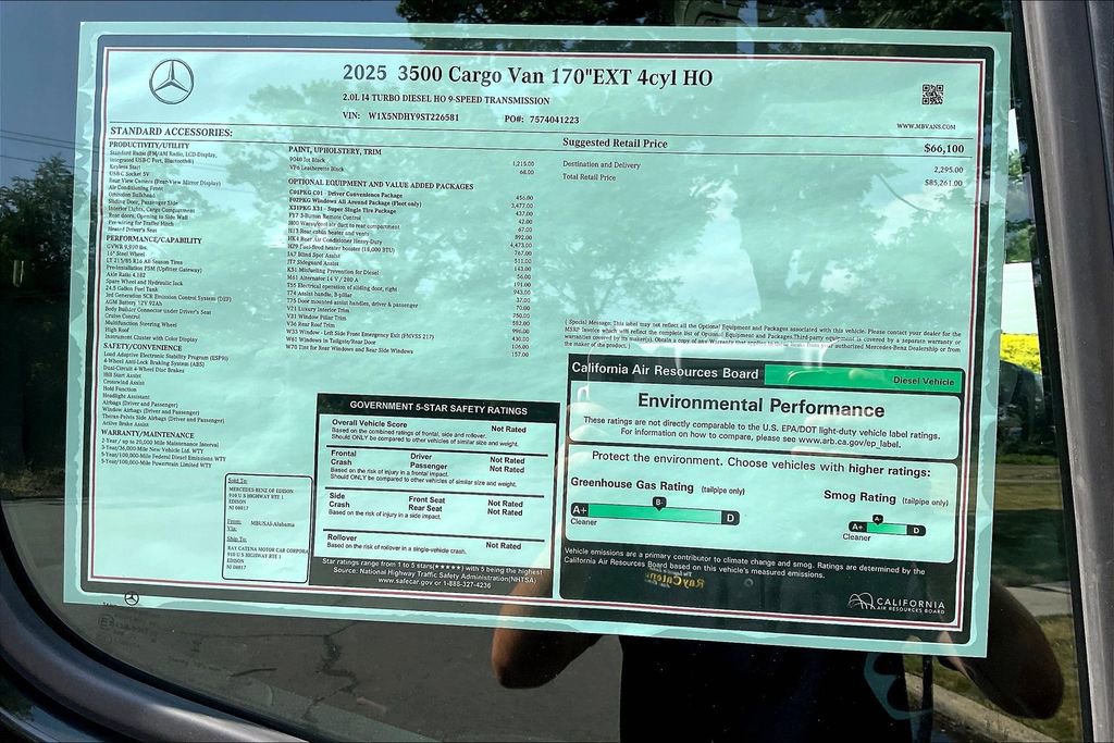 New 2025 Mercedes-Benz Sprinter 3500 image 12