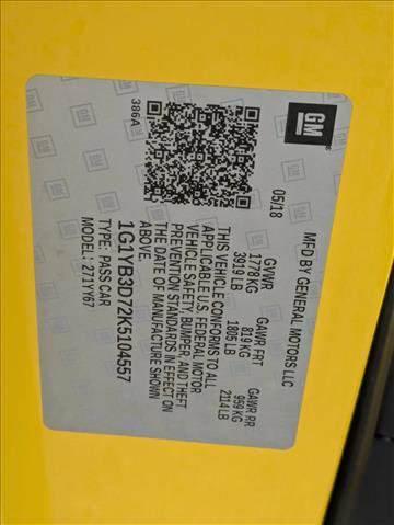 Used 2019 Chevrolet Corvette 1LT image 24