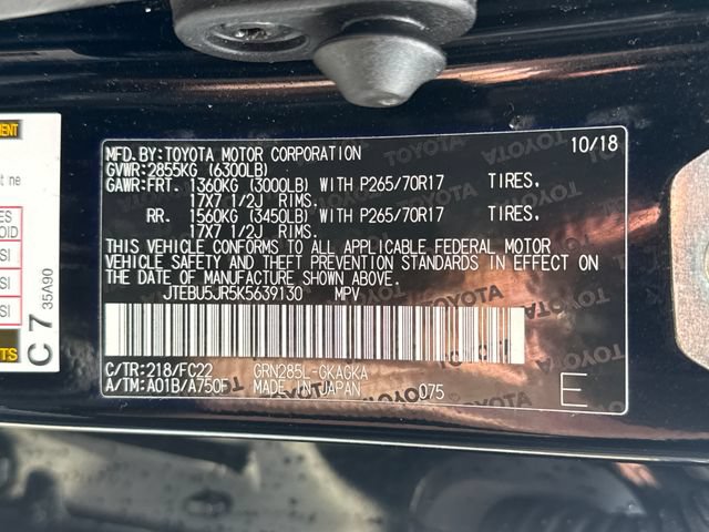 Used 2019 Toyota 4Runner TRD Off-Road AWD/4WD image 19