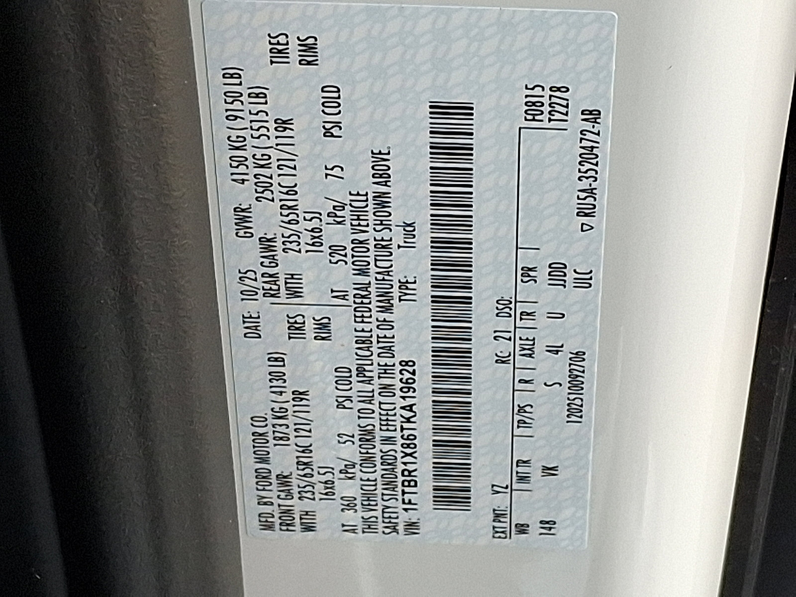 New 2026 Ford Transit 250 148 High Roof image 18