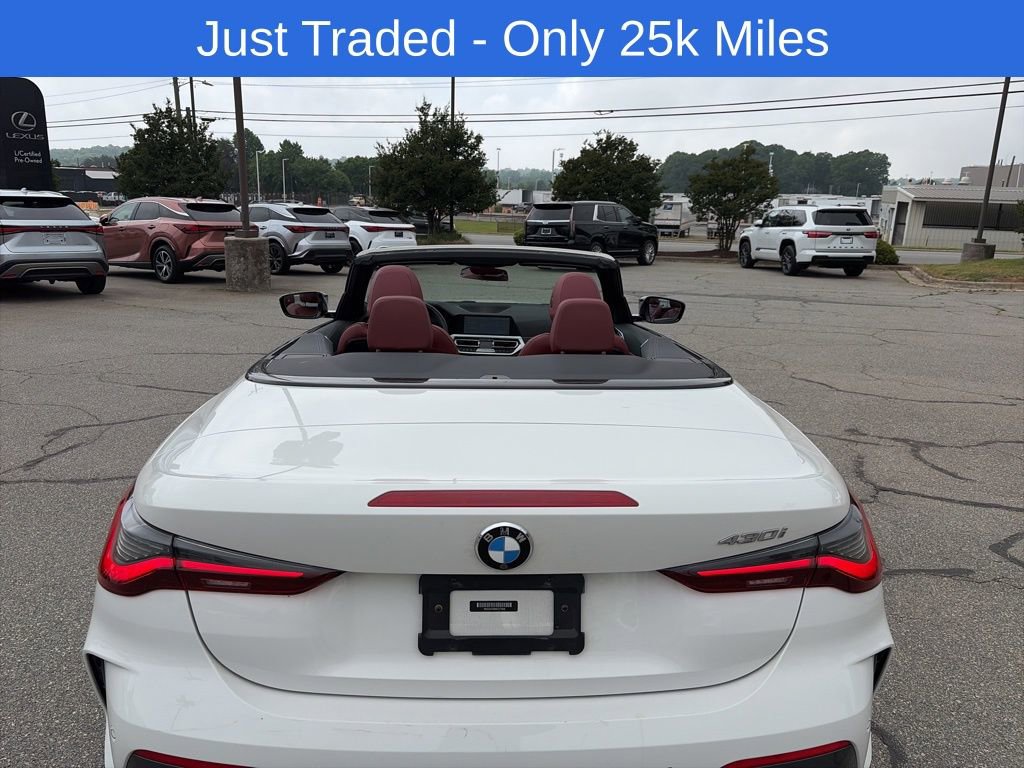 Used 2021 BMW 430i Convertible w/ M Sport Package RWD image 8