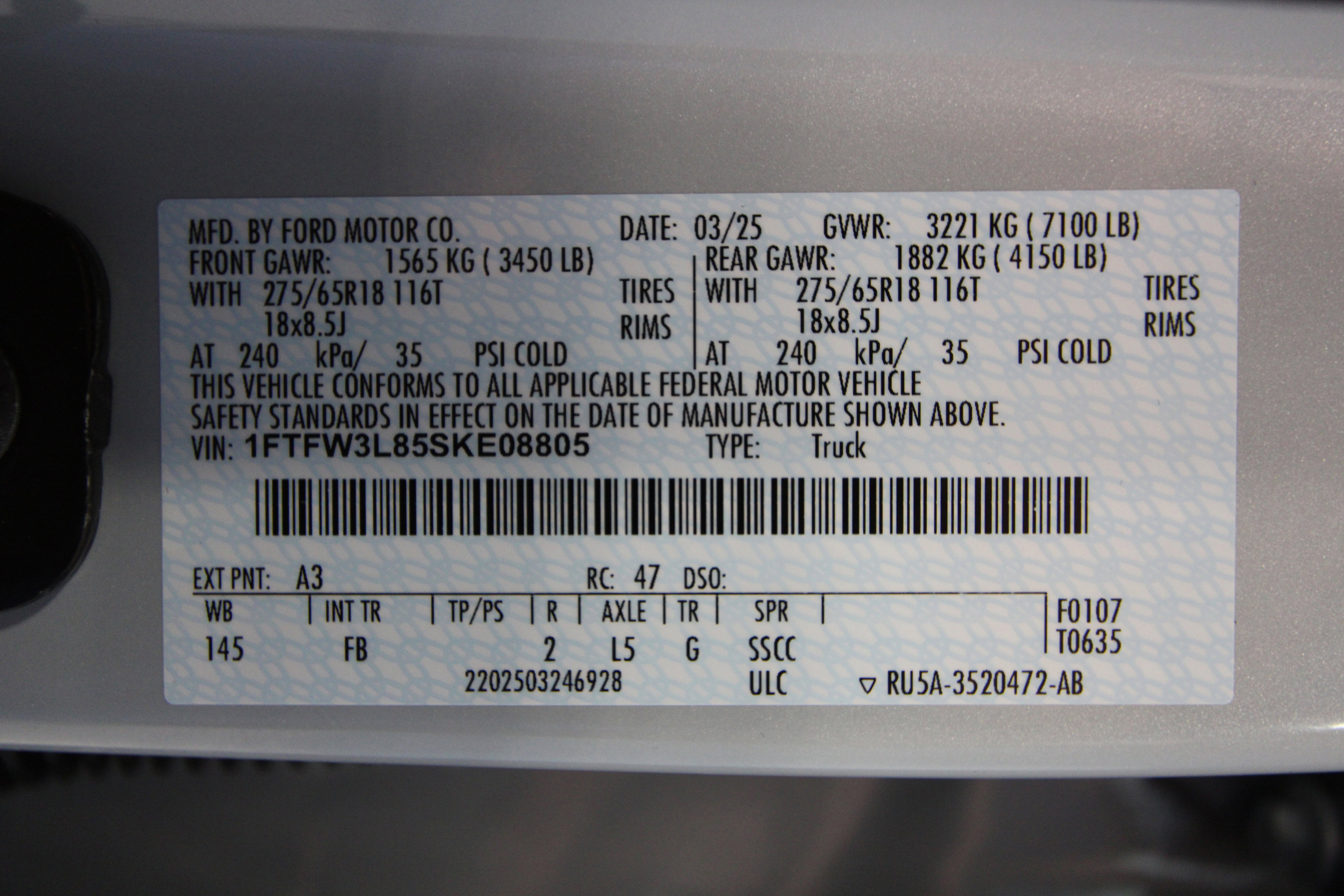 New 2025 Ford F150 XLT w/ Equipment Group 302A MID AWD/4WD image 40