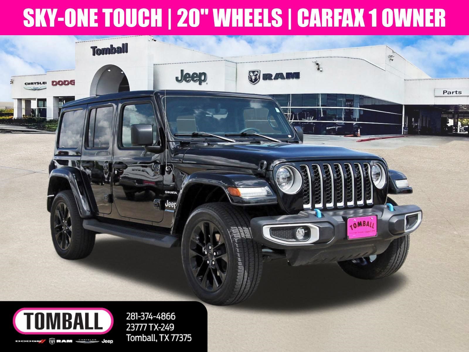 Used 2023 Jeep Wrangler Unlimited Sahara AWD/4WD image 1