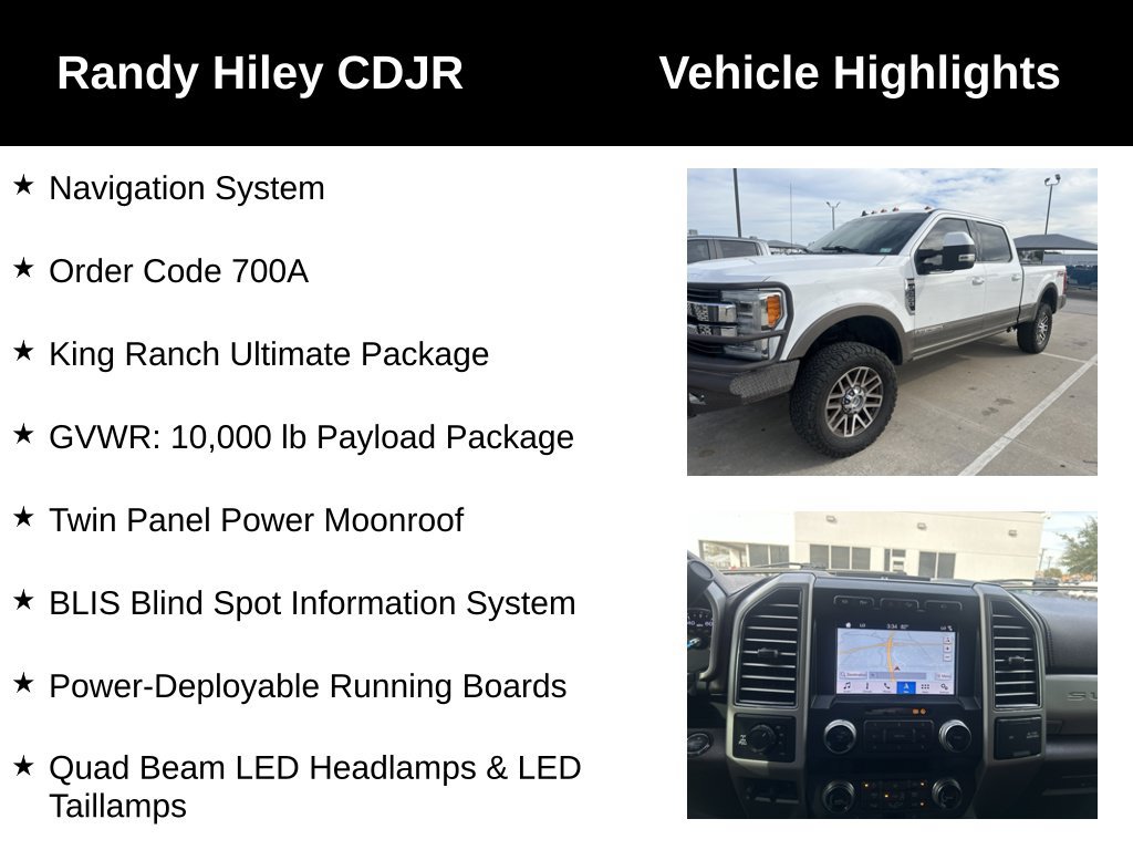 Used 2019 Ford F250 King Ranch w/ King Ranch Ultimate Package AWD/4WD image 5