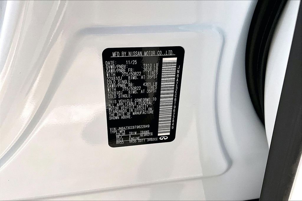 New 2026 INFINITI QX80 Autograph w/ Premium Cargo Package image 23