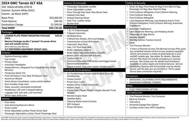 Used 2024 GMC Terrain SLT image 33