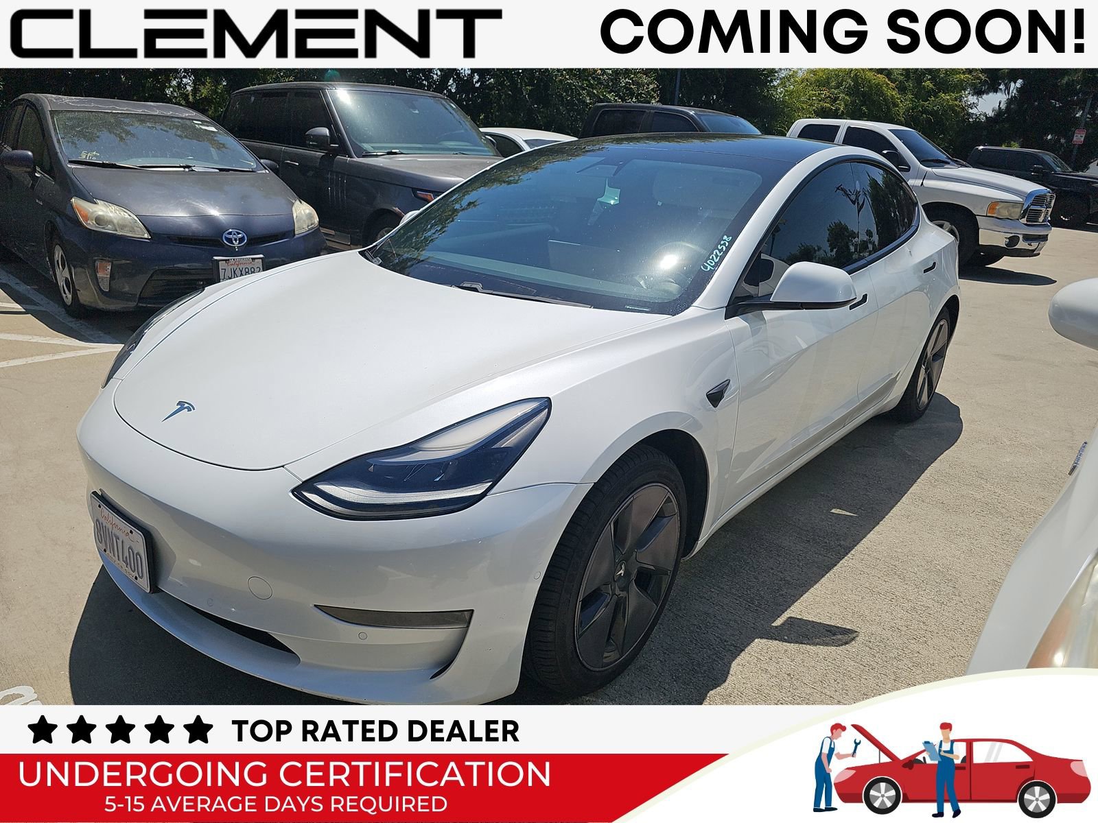 Used 2021 Tesla Model 3 Standard Range Plus RWD image 1