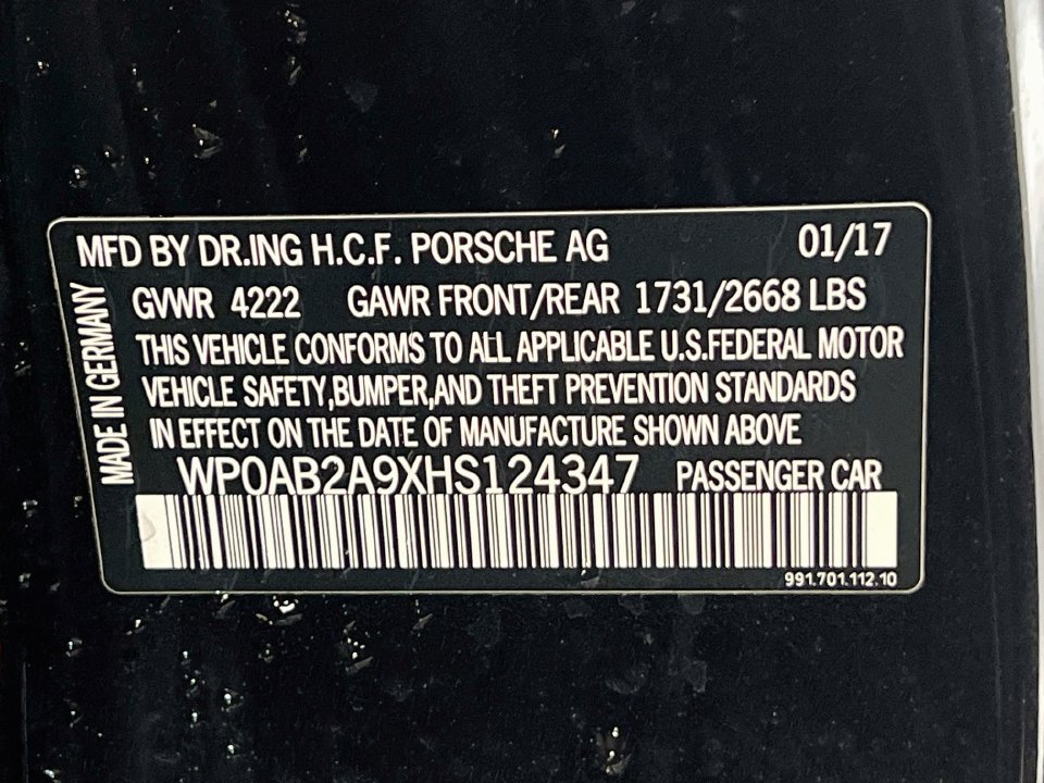 Certified 2017 Porsche 911 Carrera S RWD image 34