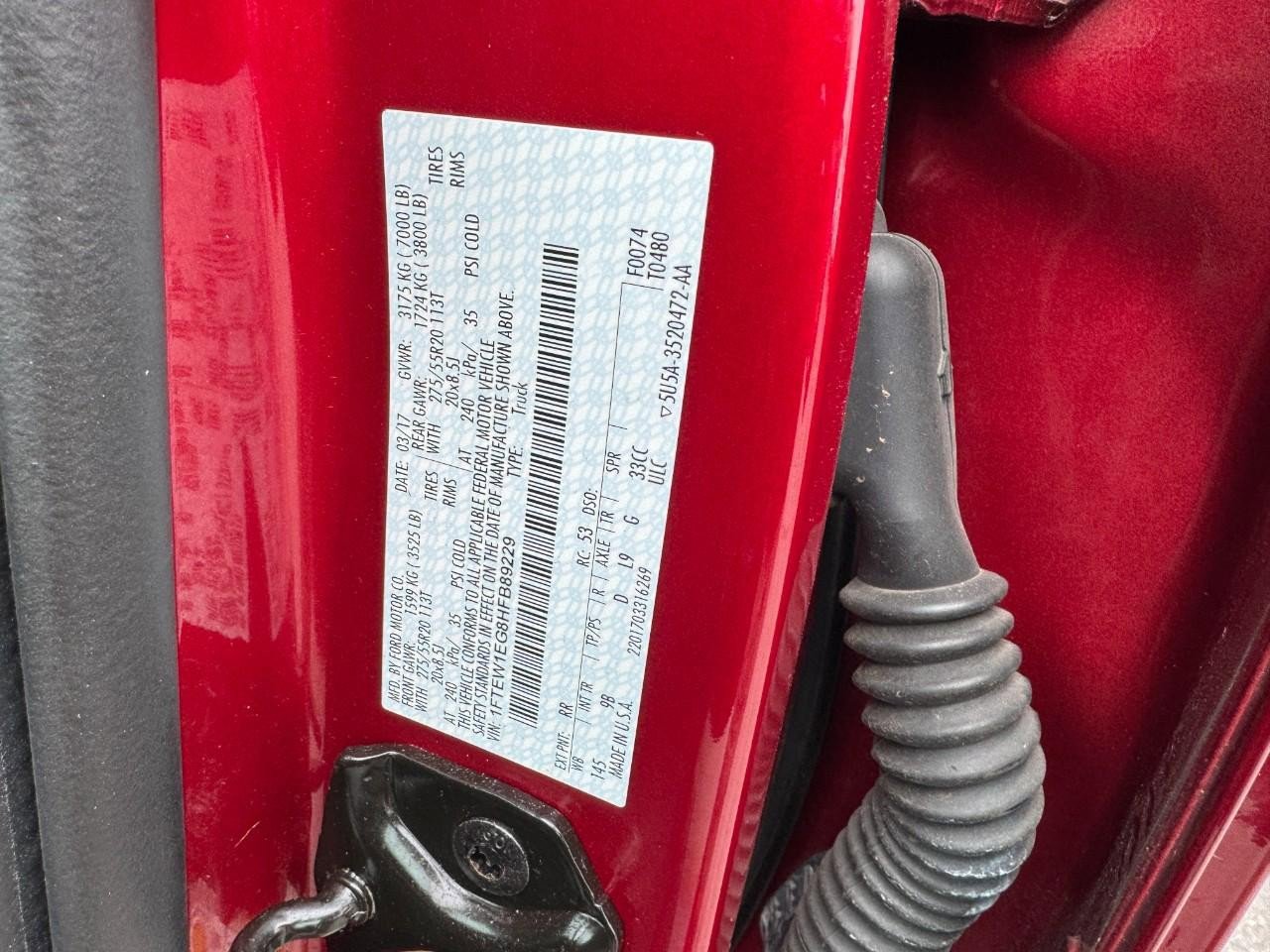 Used 2017 Ford F150 Platinum w/ Equipment Group 701A Luxury image 23