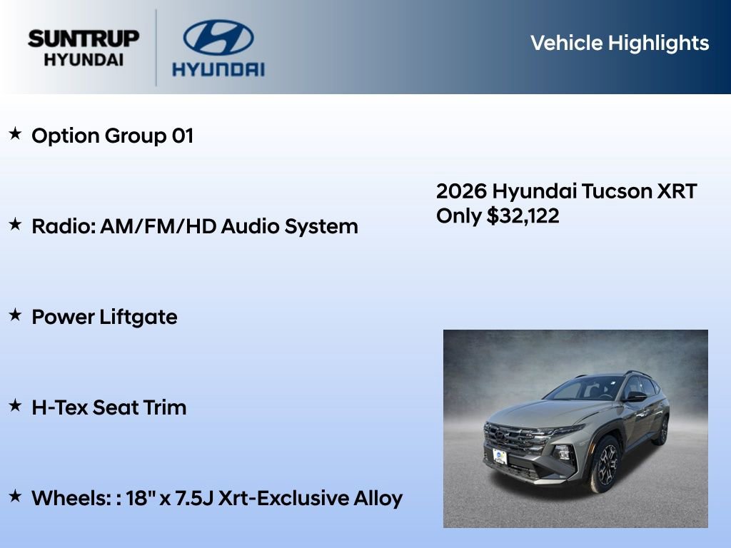 New 2026 Hyundai Tucson XRT image 7