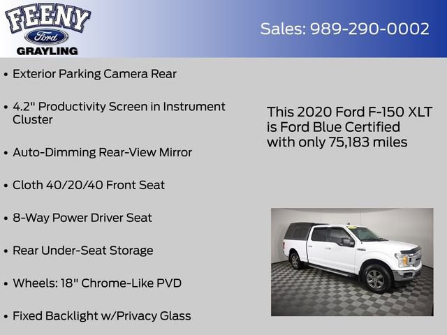 Used 2020 Ford F150 XLT w/ Equipment Group 301A Mid image 16