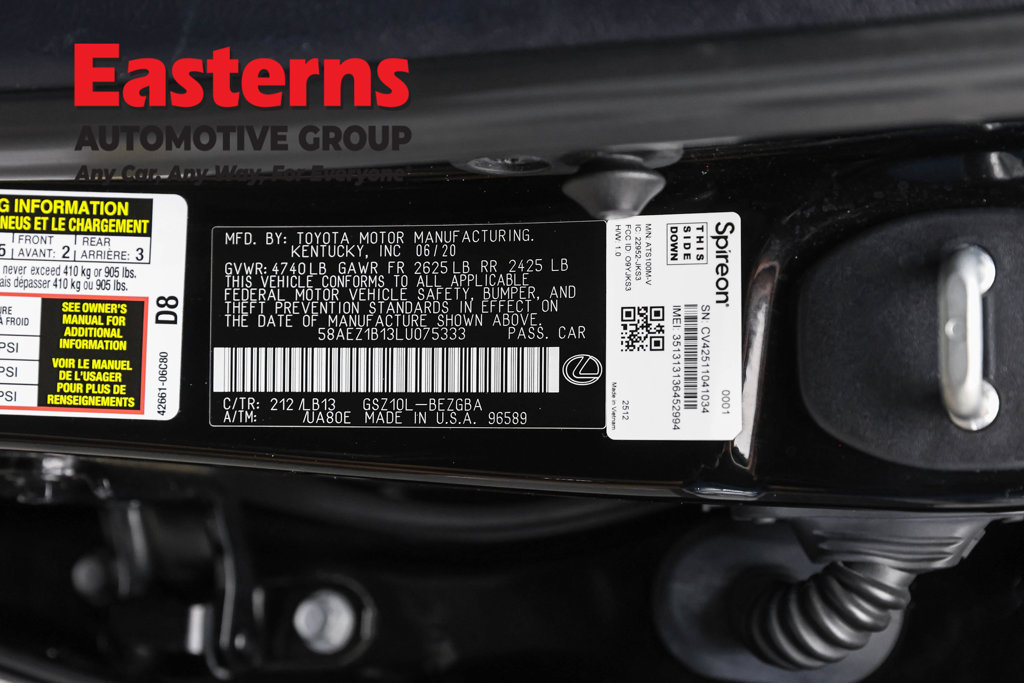 Used 2020 Lexus ES 350 w/ Accessory Package FWD image 38