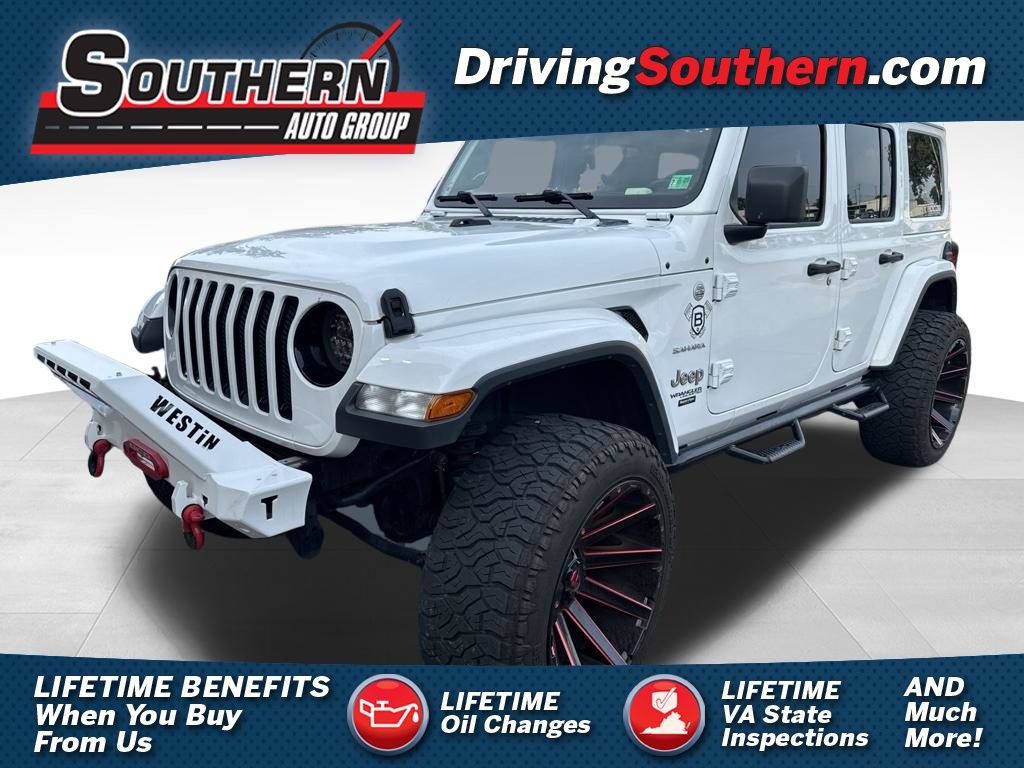Used 2020 Jeep Wrangler Unlimited Sahara w/ Uconnect 4C Nav & Sound Group