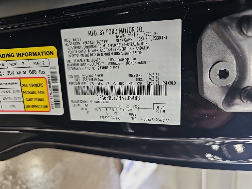 Used 2022 Ford Mustang GT w/ Equipment Group 301A image 35