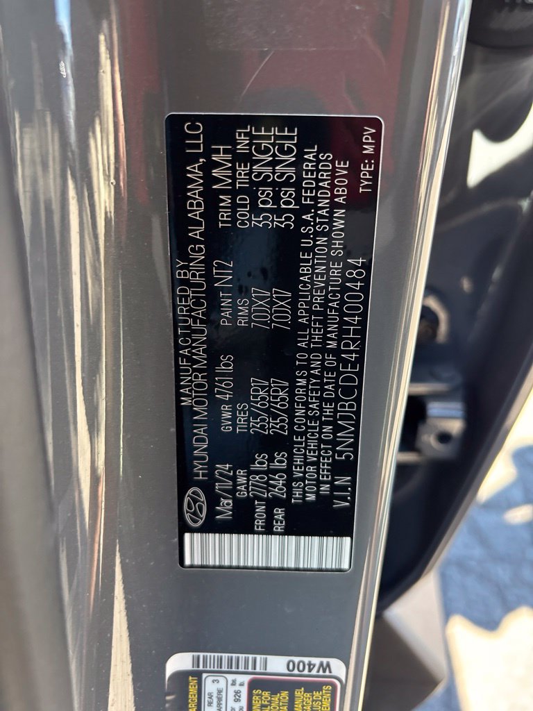 Certified 2024 Hyundai Tucson SEL AWD/4WD image 10