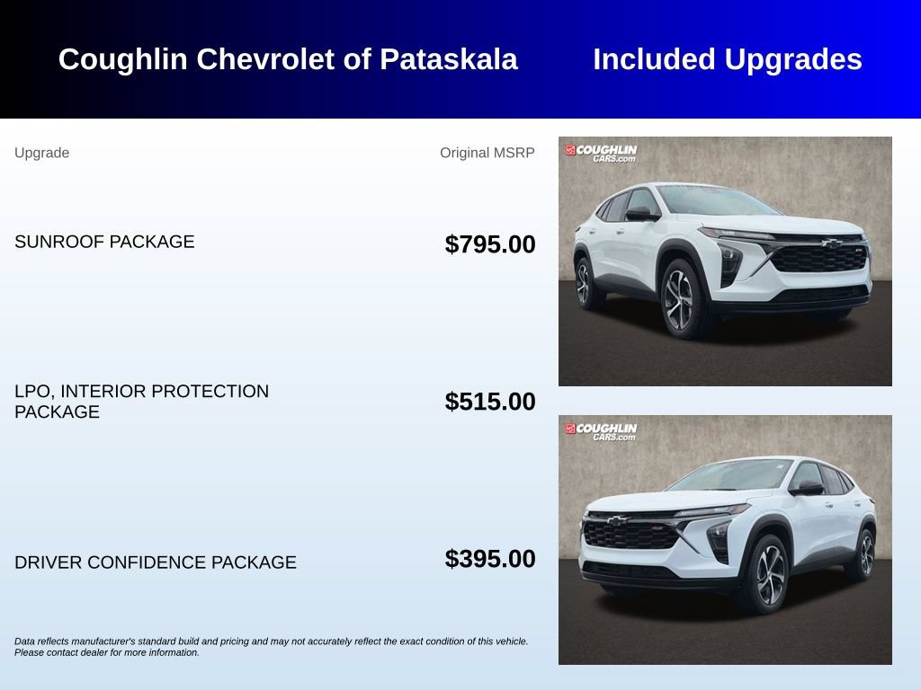 Used 2024 Chevrolet Trax RS w/ Sunroof Package FWD image 3