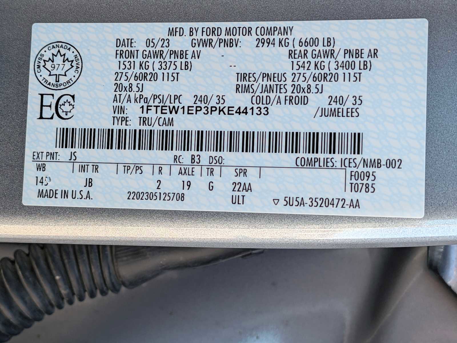 Certified 2023 Ford F150 XL w/ XL STX Apperance Package image 37