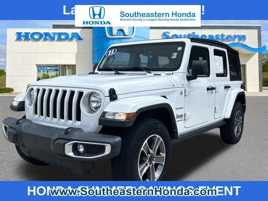 Used 2023 Jeep Wrangler Unlimited Sahara AWD/4WD 360° Tour