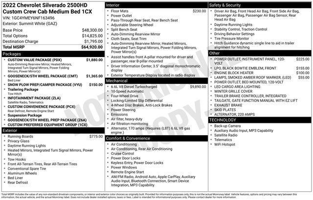 Used 2022 Chevrolet Silverado 2500 Custom w/ Custom Value Package image 34