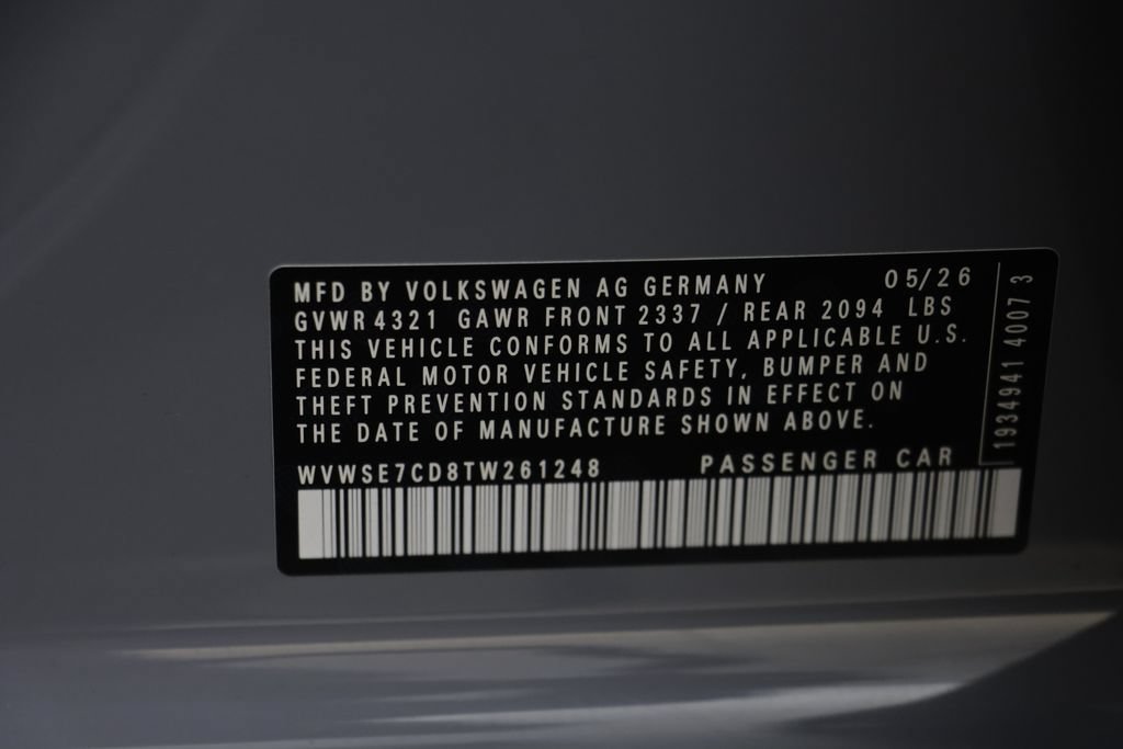 New 2026 Volkswagen GTI SE FWD image 24