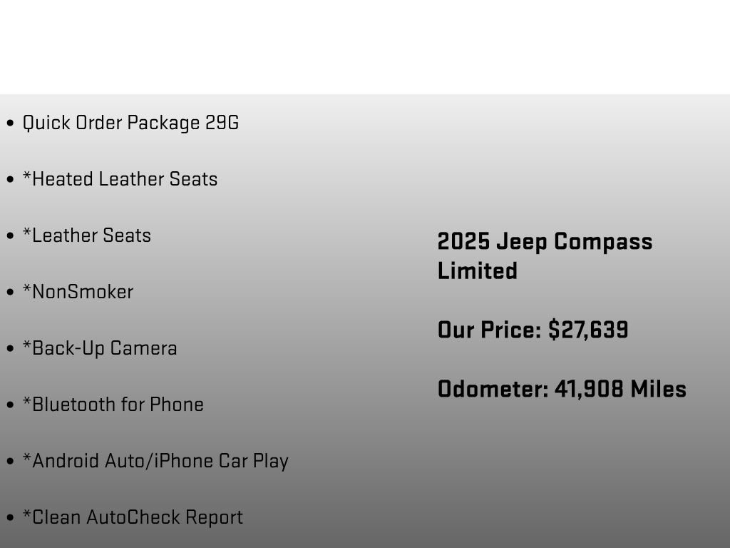 Used 2025 Jeep Compass Limited image 6